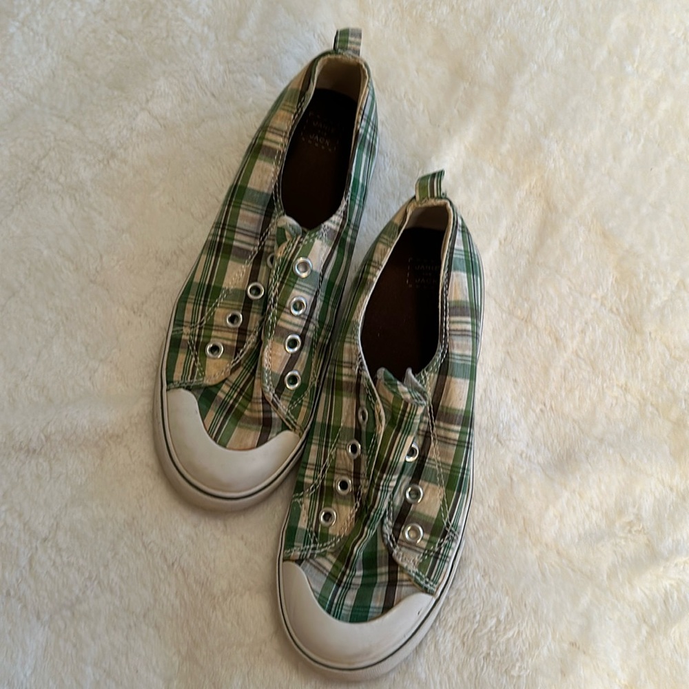 Janie and Jack Boys Slip On Sneakers Size 2